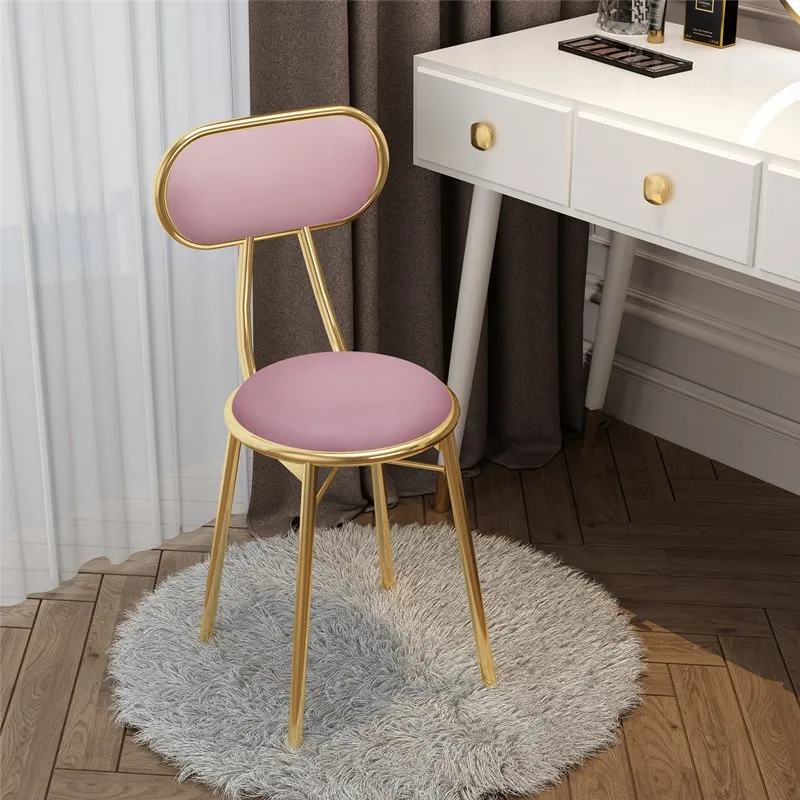 Nordic Ins Makeup Stool Home Dining Chair Leisure Chairs Modern Minimalist Manicure Dressing Stool Backrest Chairs Silla Chaise
Nordic Ins Makeup Stool Home Dining Chair Leisure Chairs Modern Minimalist Manicure Dressing Stool Backrest Chairs Silla Chaise