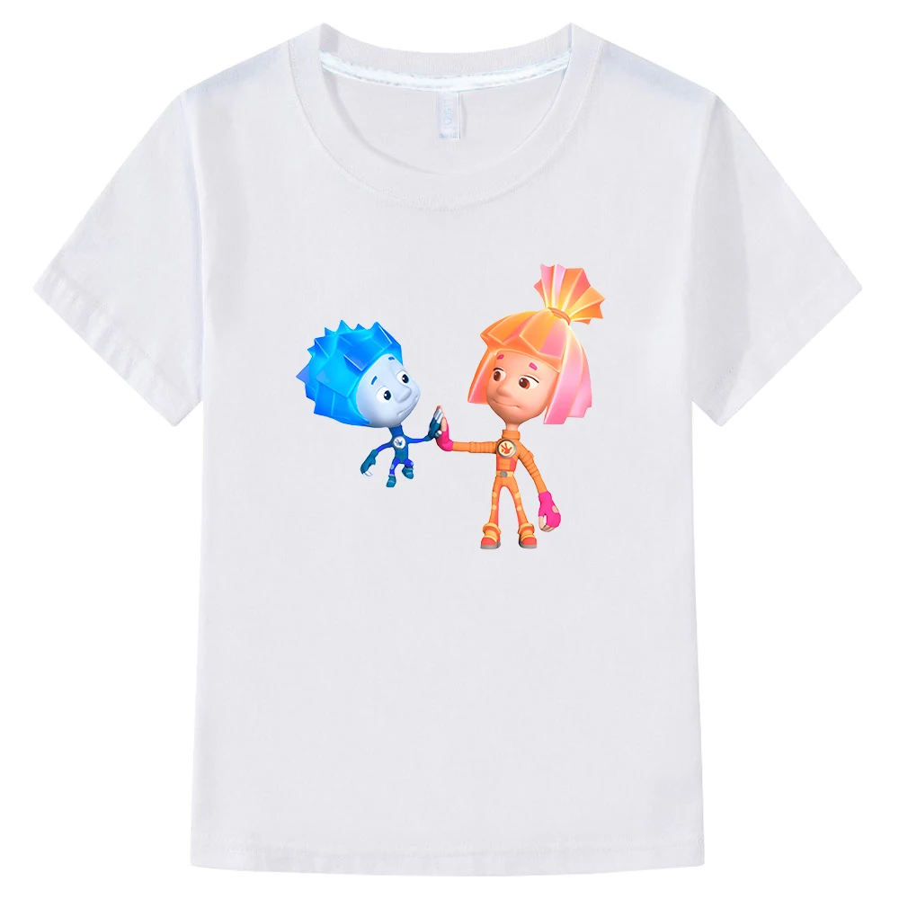 Kids Summer Clohes The Fixies T-shirts for Boys Graphic Tee Cartoon Girls Tops 100% Cotton Short Sleeves Children Funny T Shirt
Kids Summer Clohes The Fixies T-shirts for Boys Graphic Tee Cartoon Girls Tops 100% Cotton Short Sleeves Children Funny T Shirt