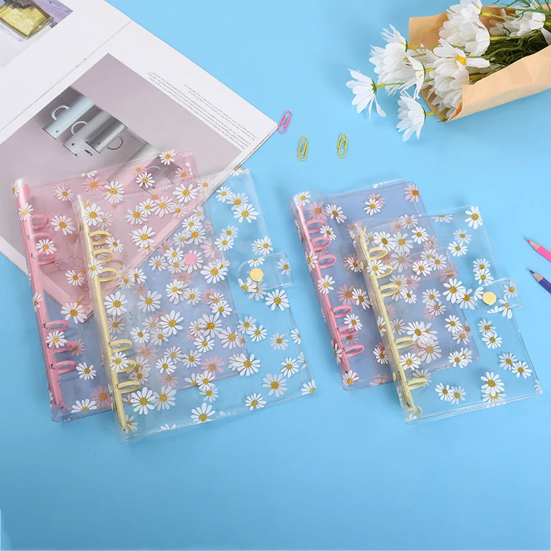 Kawaii Daisy Flower A7/A6/A5 Binder Sprial Notebook Cover With Storage Bag Diary Agenda Planner School Stationery
Kawaii Daisy Flower A7/A6/A5 Binder Sprial Notebook Cover With Storage Bag Diary Agenda Planner School Stationery