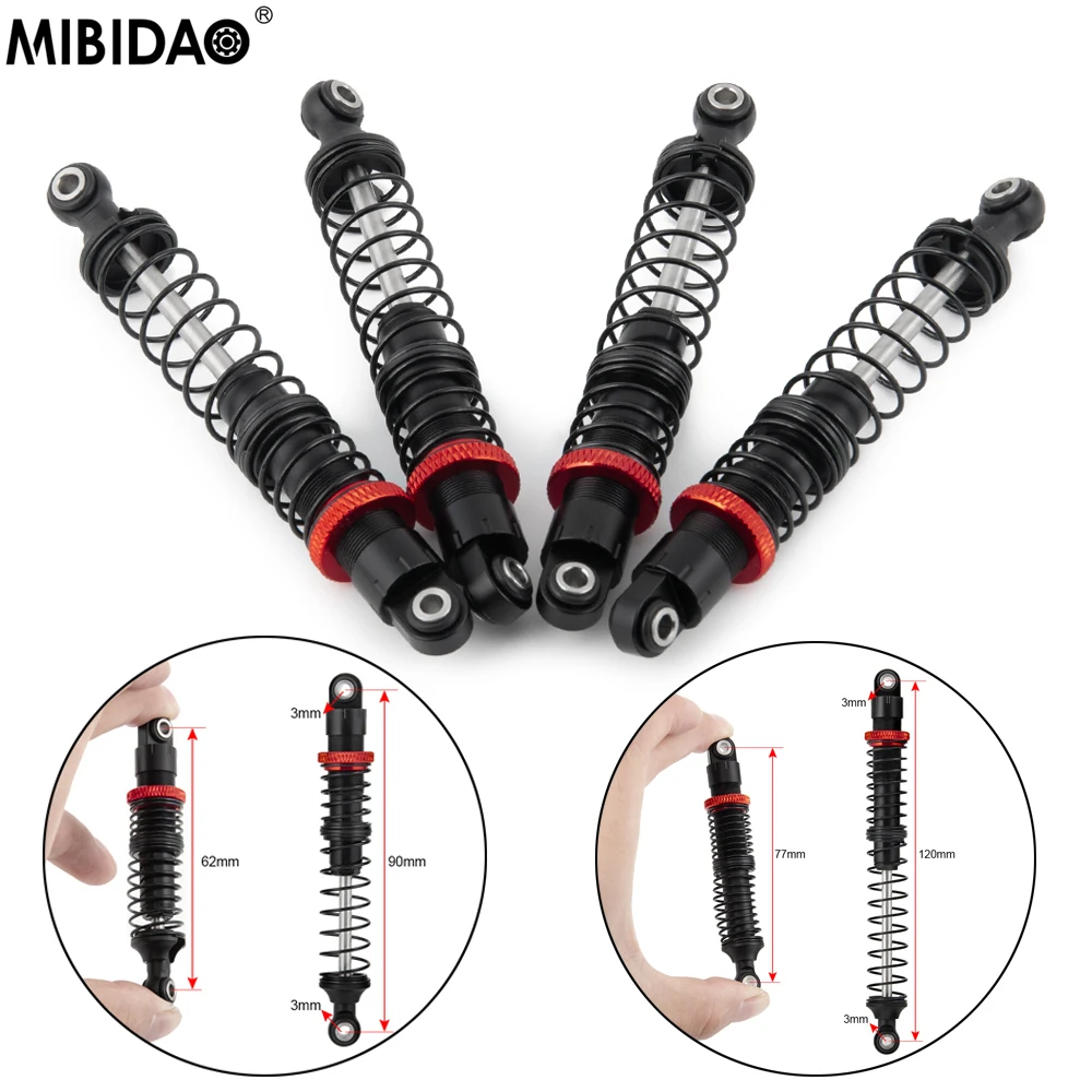 Металлический амортизатор MIBIDAO 90/100/110/120 мм, регулируемый масляный амортизатор для 1/10 Axial SCX10 90046 D90 TRX4 Wraith радиоуправляемого гусеничного авто...
Металлический амортизатор MIBIDAO 90/100/110/120 мм, регулируемый масляный амортизатор для 1/10 Axial SCX10 90046 D90 TRX4 Wraith радиоуправляемого гусеничного авто...