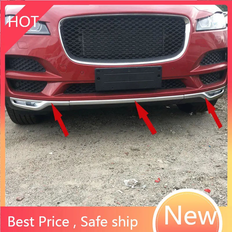 ABS Chrome Front Grill Bumper Stripes Cover Trim For Jaguar F-Pace f pace Set of 3 pcs
ABS Chrome Front Grill Bumper Stripes Cover Trim For Jaguar F-Pace f pace Set of 3 pcs