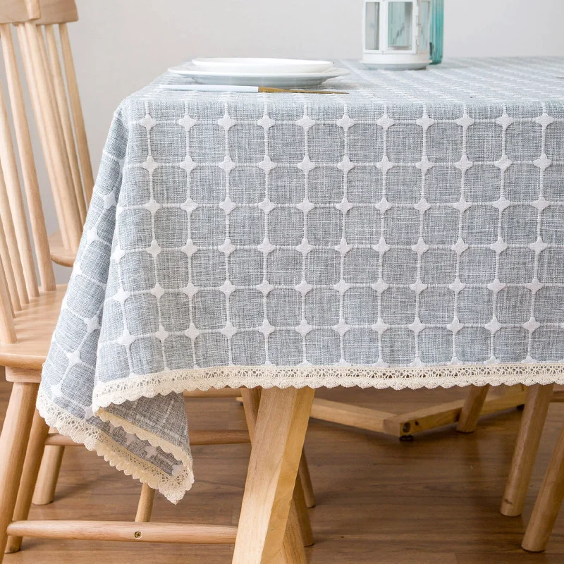 Table cloth, cotton and linen fabric, small and fresh dining table cloth, square light luxury, room coffee table cover cloth
Table cloth, cotton and linen fabric, small and fresh dining table cloth, square light luxury, room coffee table cover cloth