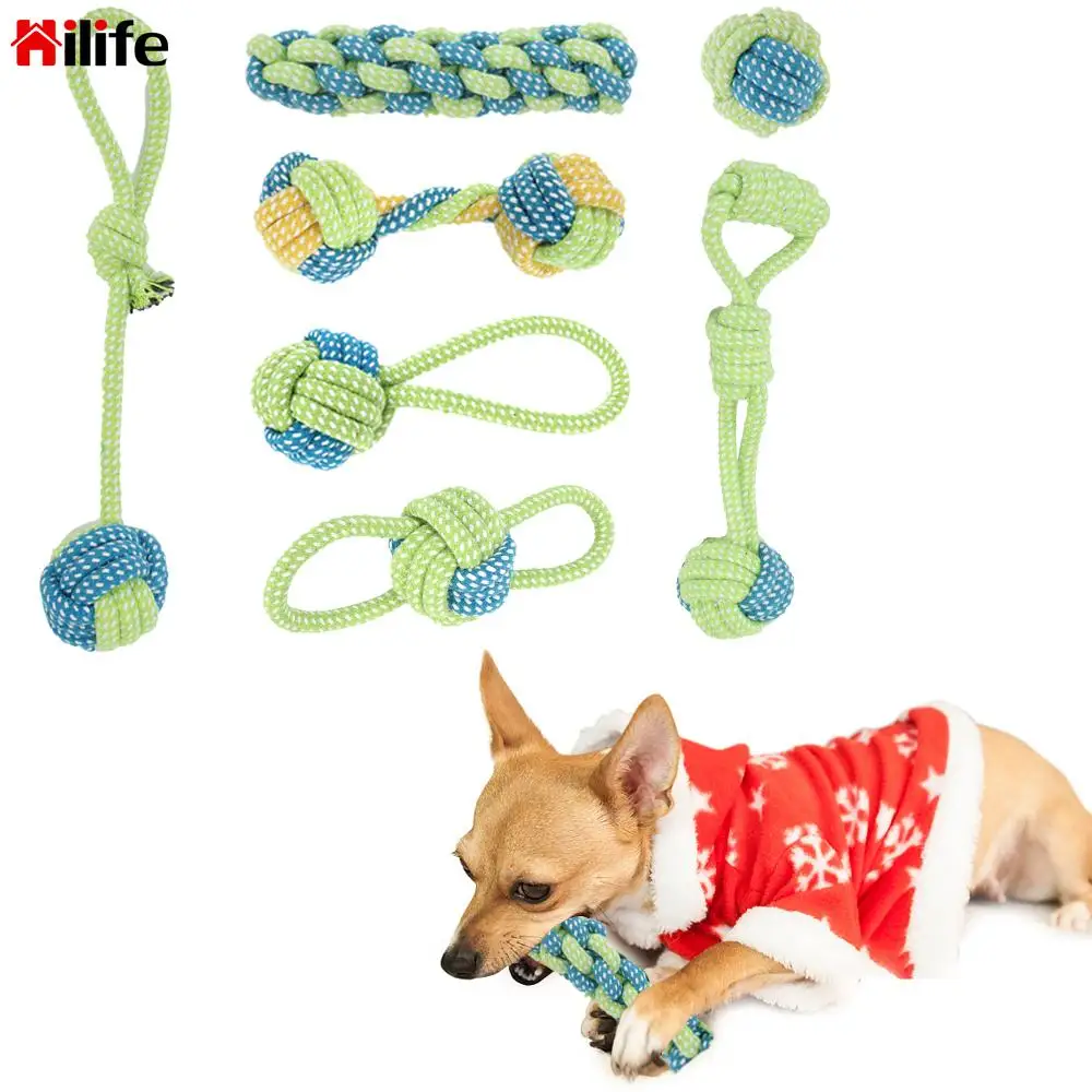 Interactive Pet Dog Chew Toys Puppy Dog Rope Knot Ball for Large Small Dog Cleaning Teeth Toothbrush Chew Puppy Toy
Interactive Pet Dog Chew Toys Puppy Dog Rope Knot Ball for Large Small Dog Cleaning Teeth Toothbrush Chew Puppy Toy