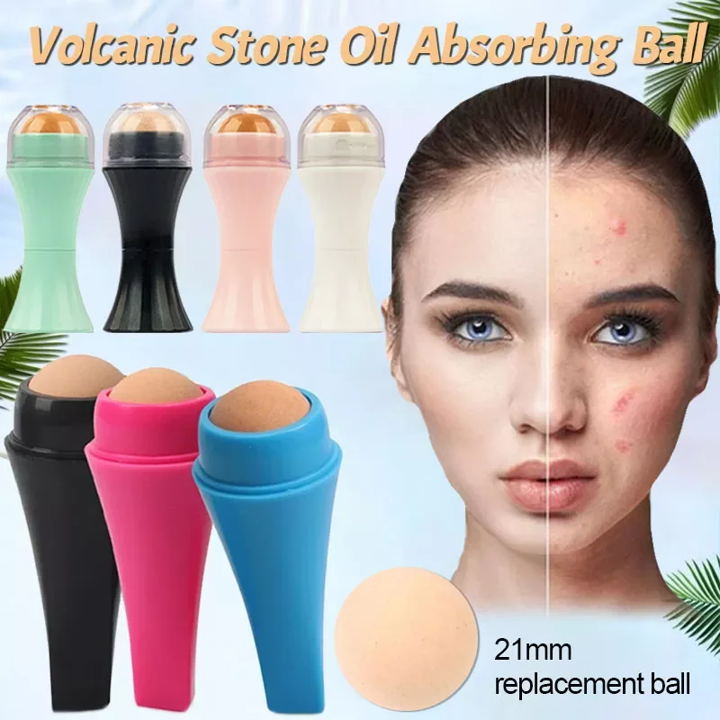6Color Facial Oil Absorbent Roller Natural Volcanic Stone Roller T-zone Oil Control Remove Fat Face Care Reusable Skin Care Tool
6Color Facial Oil Absorbent Roller Natural Volcanic Stone Roller T-zone Oil Control Remove Fat Face Care Reusable Skin Care Tool