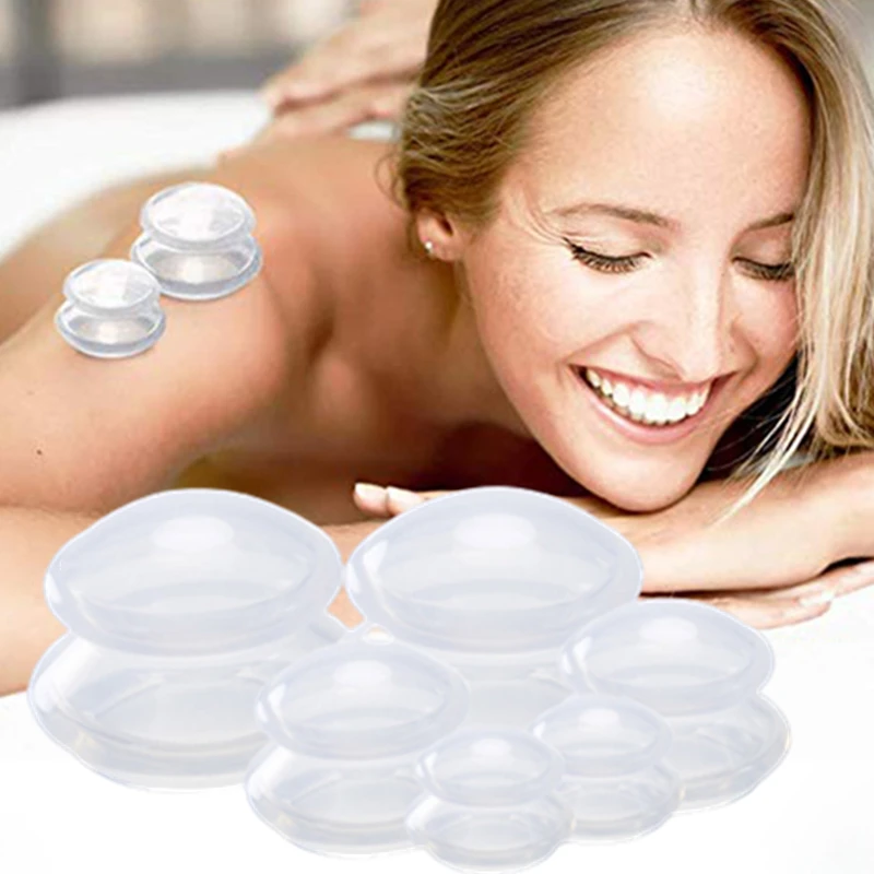 1 шт. силиконовые вакуумные чашки для массажа | Красота и здоровье