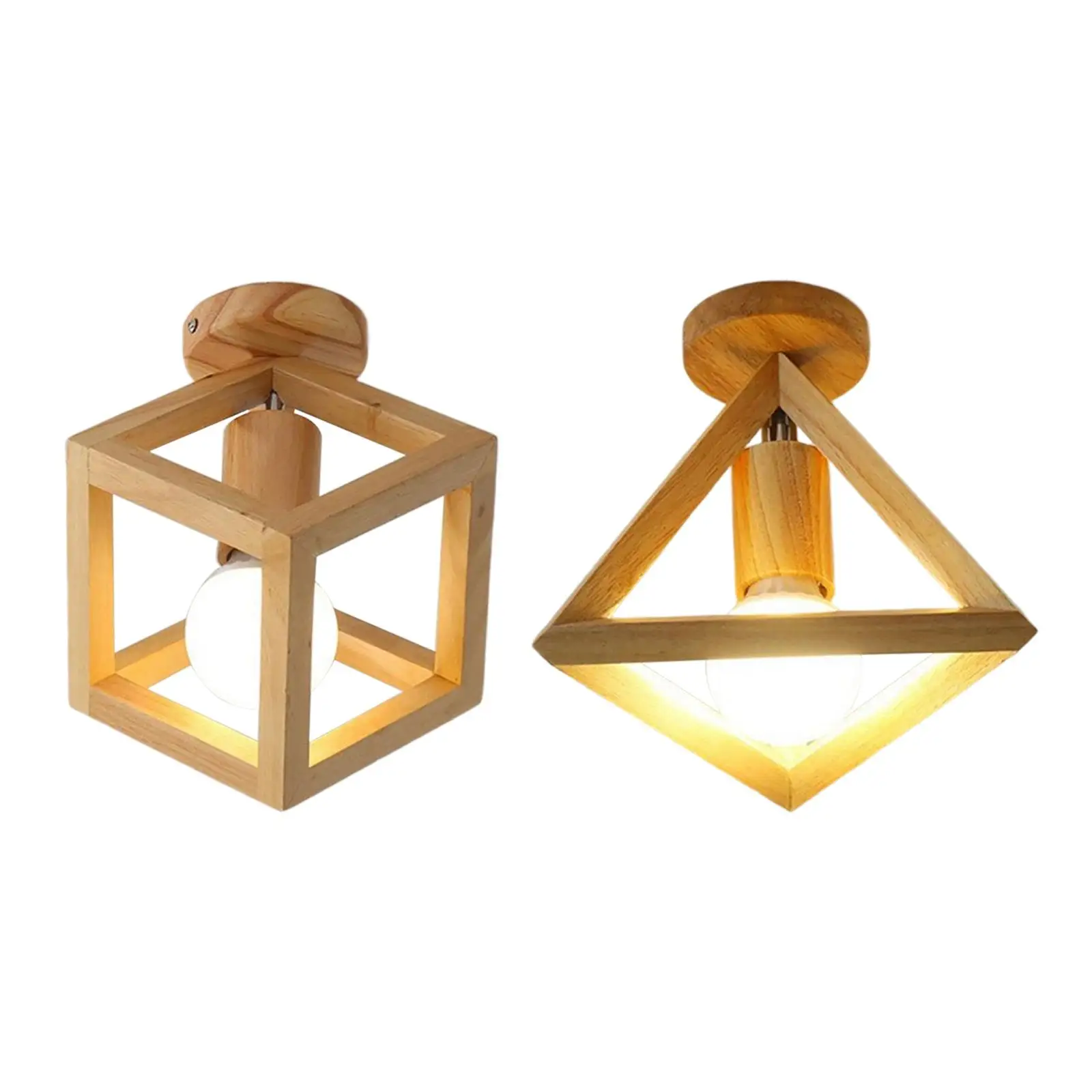 Nordic LED Ceiling Lights For Corridor Modern Wood E27 Cage Lampshade Ceiling Lamp for Living Room Bedroom Decoration Fixture
Nordic LED Ceiling Lights For Corridor Modern Wood E27 Cage Lampshade Ceiling Lamp for Living Room Bedroom Decoration Fixture