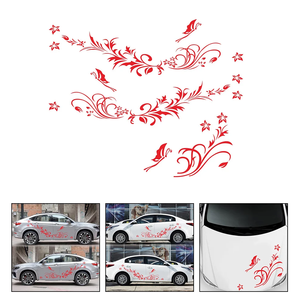 3pcs Car Body Decorative Sticker Butterflies Floral Graphics Decals for Women
3pcs Car Body Decorative Sticker Butterflies Floral Graphics Decals for Women