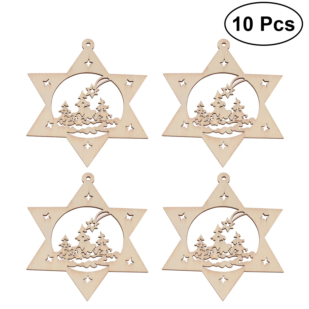 10pcs Hexagram Star Wooden Discs Wood Cutout Slices For Patchwork DIY Crafting Decor Christmas Wooden Ornaments Christmas Tree
10pcs Hexagram Star Wooden Discs Wood Cutout Slices For Patchwork DIY Crafting Decor Christmas Wooden Ornaments Christmas Tree