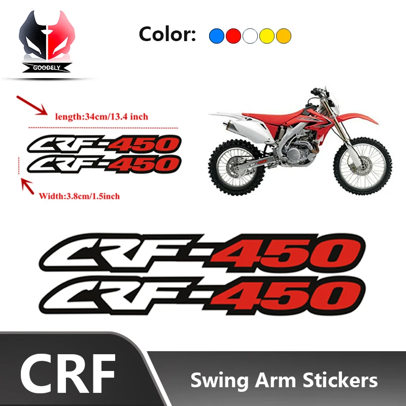 

Swingarm Swing Arm Stickers Decals Stripes For HONDA CRF450L CRF450R CRF450R-S CRF450RL CRF450RWE CRF450X CRF450RX 2001-2021