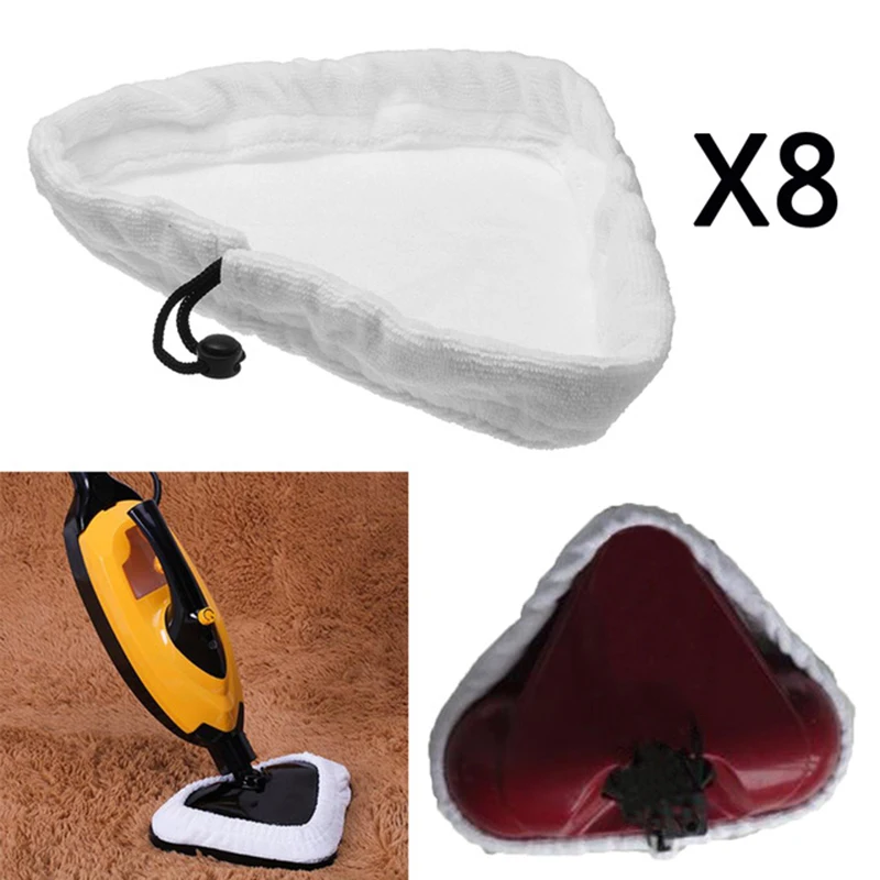 S302 Cleaning Pad 8Pcs Microfibre Cloth Steam Floor Mop Steamer Cleaner Accessories White Fiber Durable Convenient
S302 Cleaning Pad 8Pcs Microfibre Cloth Steam Floor Mop Steamer Cleaner Accessories White Fiber Durable Convenient