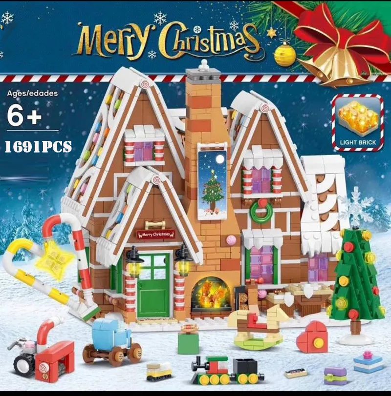 Girl Friends Series Gingerbread House Compatible Friends 10267 Building Blocks Toys for Children Kids Christmas Gift
Girl Friends Series Gingerbread House Compatible Friends 10267 Building Blocks Toys for Children Kids Christmas Gift