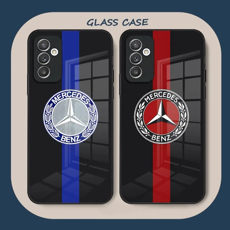 Luxury Car Mercedes-Benz Phone Case Glass For Samsung S23 S22 S21 S20 S10 A14 A54 A34 A52 A51 A22 A32 FE Ultra Pro Plus Coque
Luxury Car Mercedes-Benz Phone Case Glass For Samsung S23 S22 S21 S20 S10 A14 A54 A34 A52 A51 A22 A32 FE Ultra Pro Plus Coque