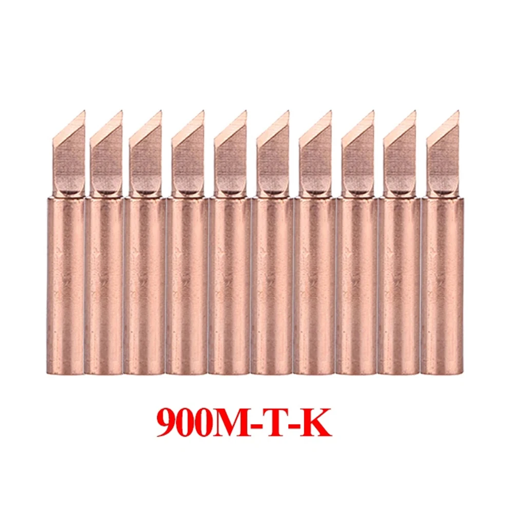 936 Soldering Iron Electric Tip Rework For Welding Equipment Welding 8586 900M-T-K Iron Pure 10Pcs Station Copper Soldering
936 Soldering Iron Electric Tip Rework For Welding Equipment Welding 8586 900M-T-K Iron Pure 10Pcs Station Copper Soldering