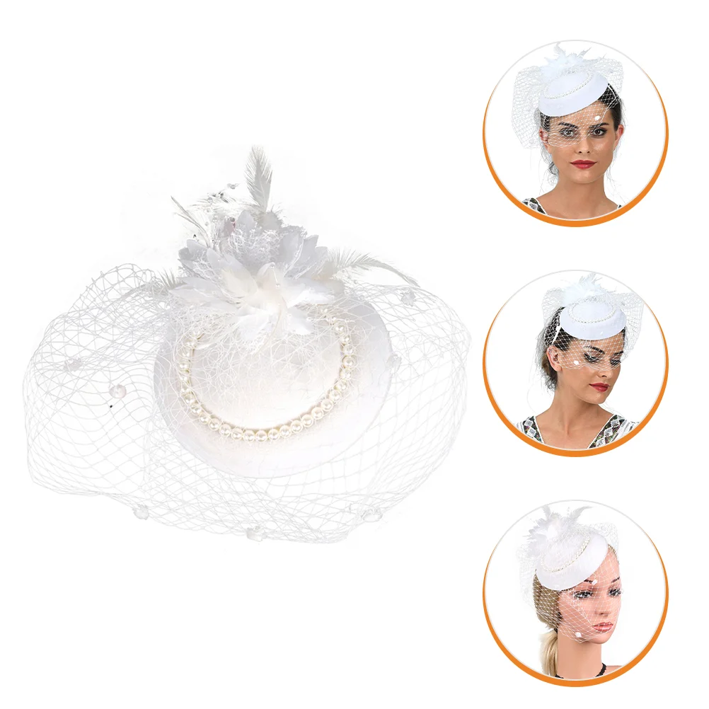 Mesh Pearl Hat Banquet Headwear Bride Wedding Tea Party Headpiece Women Hair Accessories Bridal Headdress Clips Brides
Mesh Pearl Hat Banquet Headwear Bride Wedding Tea Party Headpiece Women Hair Accessories Bridal Headdress Clips Brides