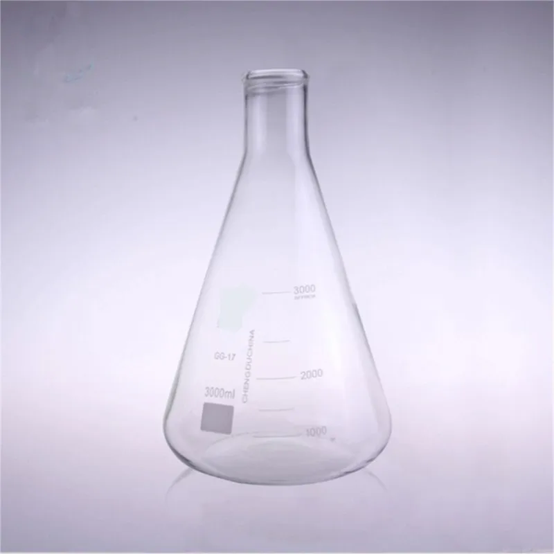 3000ml,Glass Erlenmeyer Flask,Glass Conical Flask,Narrow Neck ,Laboratory Glassware
3000ml,Glass Erlenmeyer Flask,Glass Conical Flask,Narrow Neck ,Laboratory Glassware