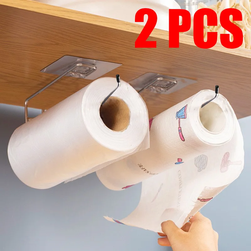 Paper Towel Holder Wall Mounted Hooks Kitchen Storage Organizer Gadget Set Tools Cabinet Utensil Things Accessories Supplies
Paper Towel Holder Wall Mounted Hooks Kitchen Storage Organizer Gadget Set Tools Cabinet Utensil Things Accessories Supplies