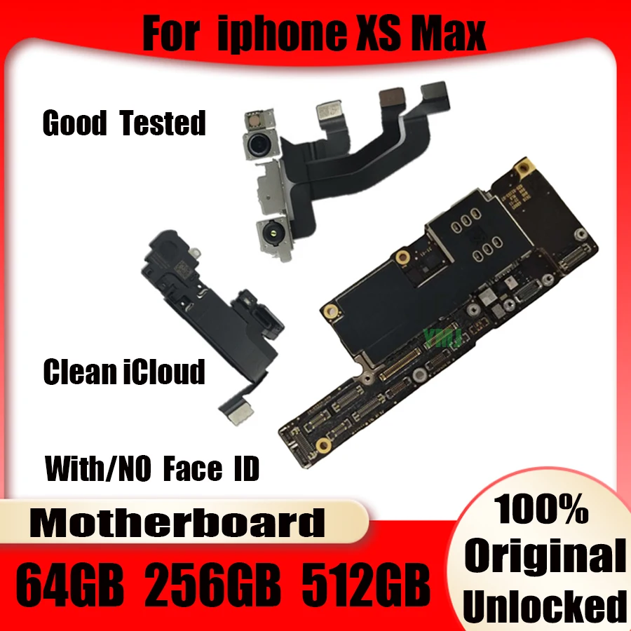 100% Original Motherboard For iphone xs max Support IOS update&4G LTE Full Unlock No icloud Logic board 64GB-256GB Good Working
100% Original Motherboard For iphone xs max Support IOS update&4G LTE Full Unlock No icloud Logic board 64GB-256GB Good Working