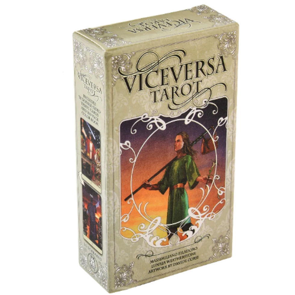 ViceVersa Tarot and PDF Guidebook Card Fate Divination Game Tarot 78 Deck for Family Party Holiday Gift Board Games
ViceVersa Tarot and PDF Guidebook Card Fate Divination Game Tarot 78 Deck for Family Party Holiday Gift Board Games