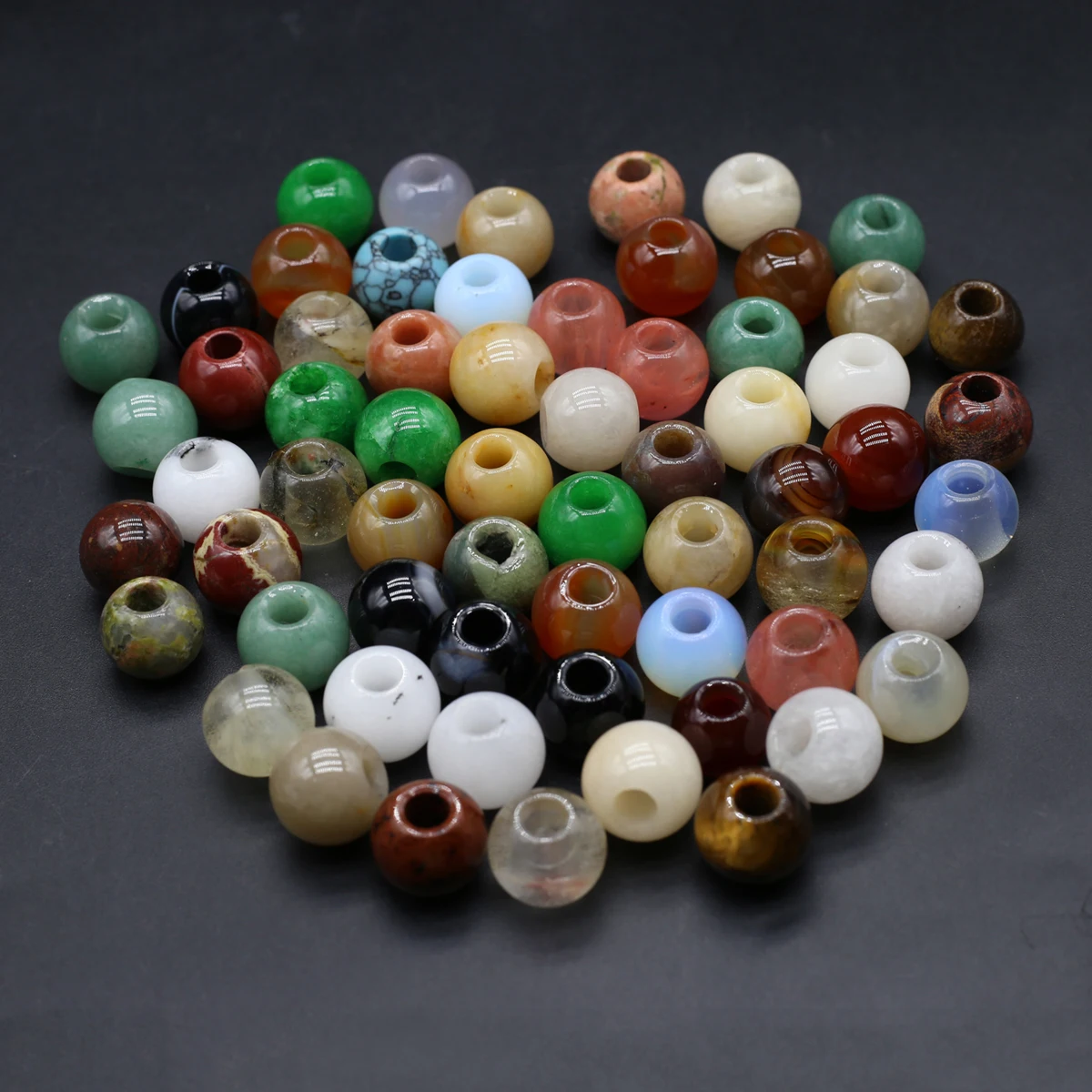 14x12mm Natural Stone Mixed Color Round Bead Crystal Quartz Loose Spacer Beads for Jewelry Making Supplies DIY Necklace Bracelet
14x12mm Natural Stone Mixed Color Round Bead Crystal Quartz Loose Spacer Beads for Jewelry Making Supplies DIY Necklace Bracelet