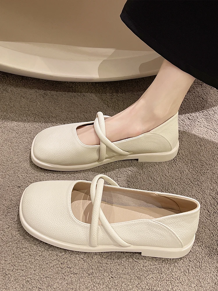 Square Toe Casual Woman Shoe Oxfords Shallow Mouth Female Footwear Autumn New Comfortable Grandma Summer Leather Dress Fall
Square Toe Casual Woman Shoe Oxfords Shallow Mouth Female Footwear Autumn New Comfortable Grandma Summer Leather Dress Fall