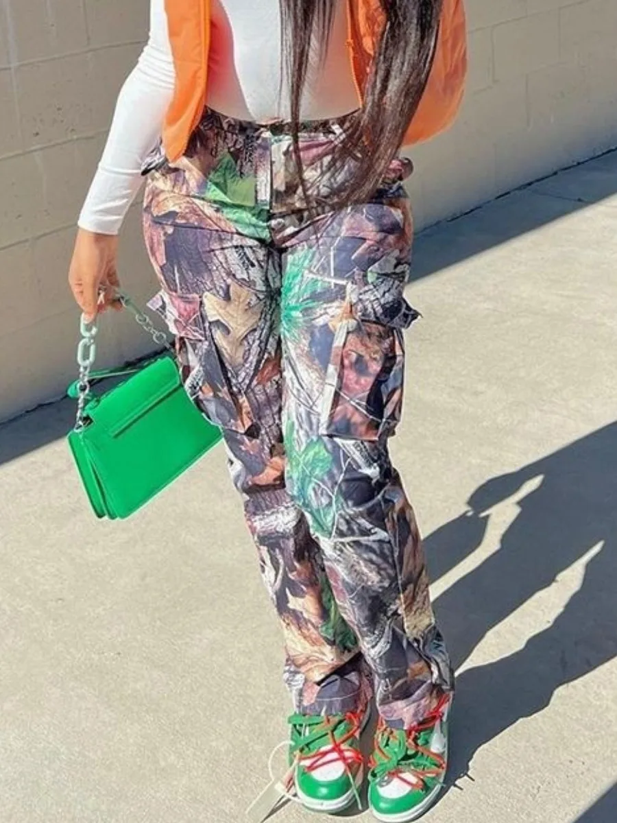 LW High-Waist Side Multicolor Pocket Design Camo Print Cargo Pants XS-5XL Leaf Print Straight Large Size Stretchy Mixed Printed
LW High-Waist Side Multicolor Pocket Design Camo Print Cargo Pants XS-5XL Leaf Print Straight Large Size Stretchy Mixed Printed