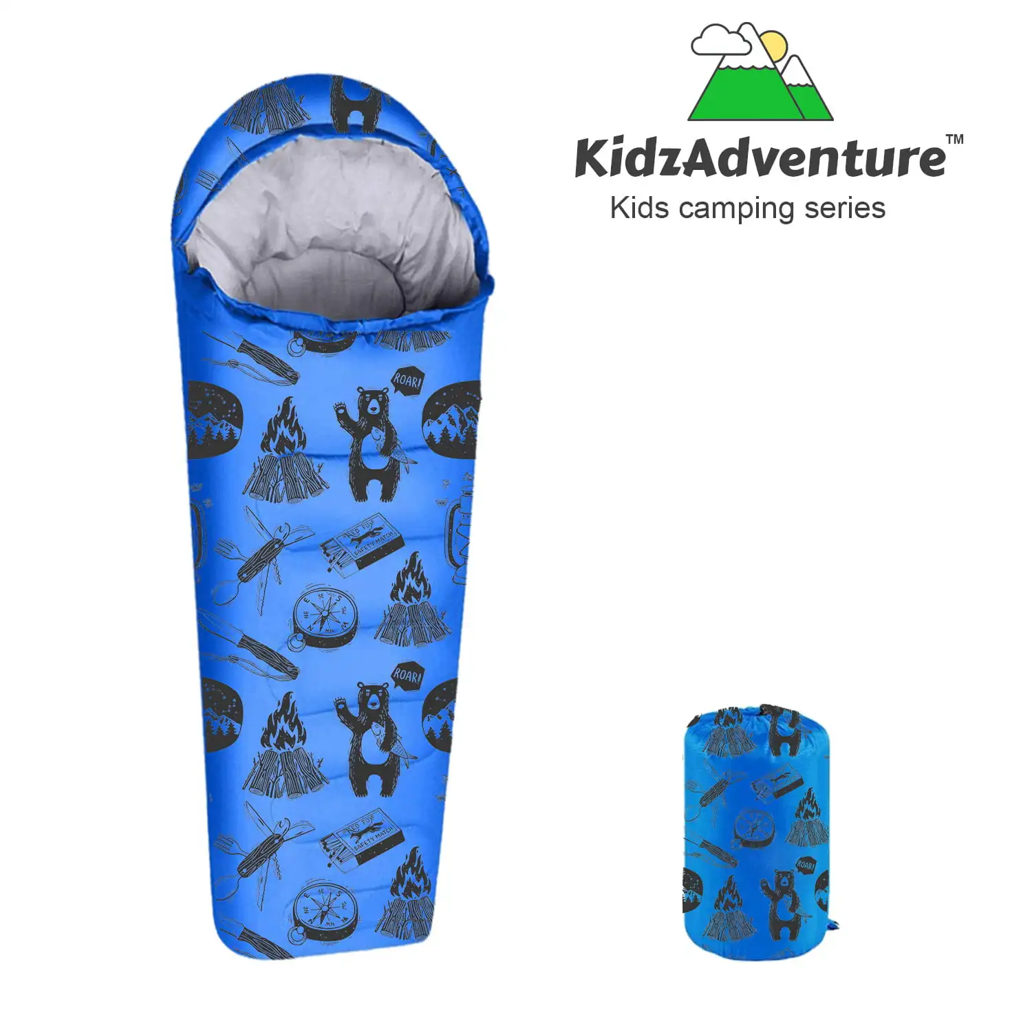 Спальный мешок KidzAdventure 32 - 59 °F для молодых мам-тема голубого Приключения
Спальный мешок KidzAdventure 32 - 59 °F для молодых мам-тема голубого Приключения