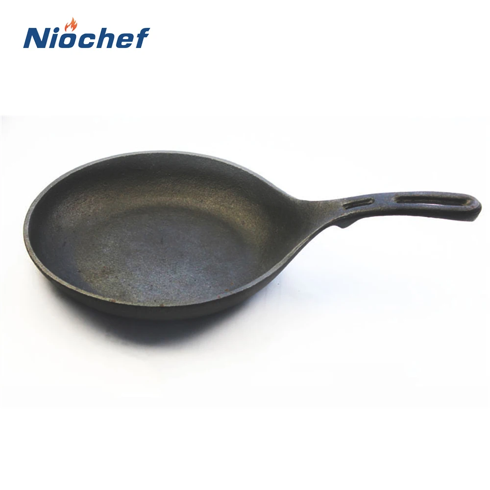 

Single Handle Cast Iron Skillet Frying Pan Non-Stick Household Kitchen Breakfast Steak Grilling Cooking Cookware Omelette Maker