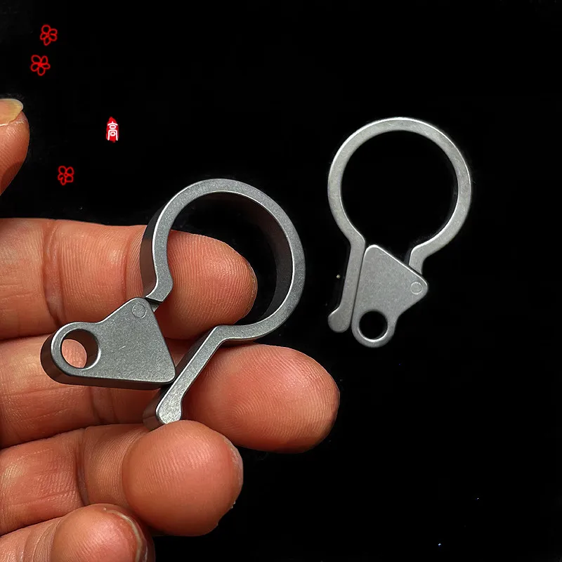 Outdoor Side Opening EDC Tool Titanium Alloy Keychain Buckle Lightweight Camping Climbing Keyring Multifunction DIY Accessories
Outdoor Side Opening EDC Tool Titanium Alloy Keychain Buckle Lightweight Camping Climbing Keyring Multifunction DIY Accessories