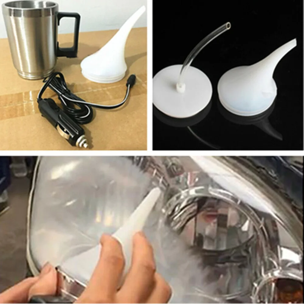 Car Headlight Lens Restoration Kit Atomizer Refurbishment Spray Cup Tool With Lids Cigar Lighter High-power Heating
Car Headlight Lens Restoration Kit Atomizer Refurbishment Spray Cup Tool With Lids Cigar Lighter High-power Heating
