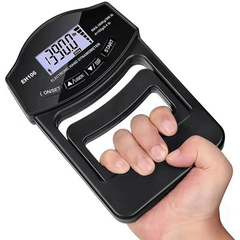 New Grip Strength Tester,396Lbs/180Kg Digital Hand Dynamometer Grip Strength Meter USB LCD Screen Hand Grip Dynamometer
New Grip Strength Tester,396Lbs/180Kg Digital Hand Dynamometer Grip Strength Meter USB LCD Screen Hand Grip Dynamometer