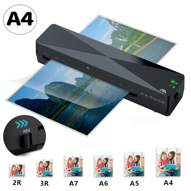 A4 Laminator Thermal Laminating Machine Professional Easy To Use Portable Plastic Film Roll Laminator For Home School Office
A4 Laminator Thermal Laminating Machine Professional Easy To Use Portable Plastic Film Roll Laminator For Home School Office