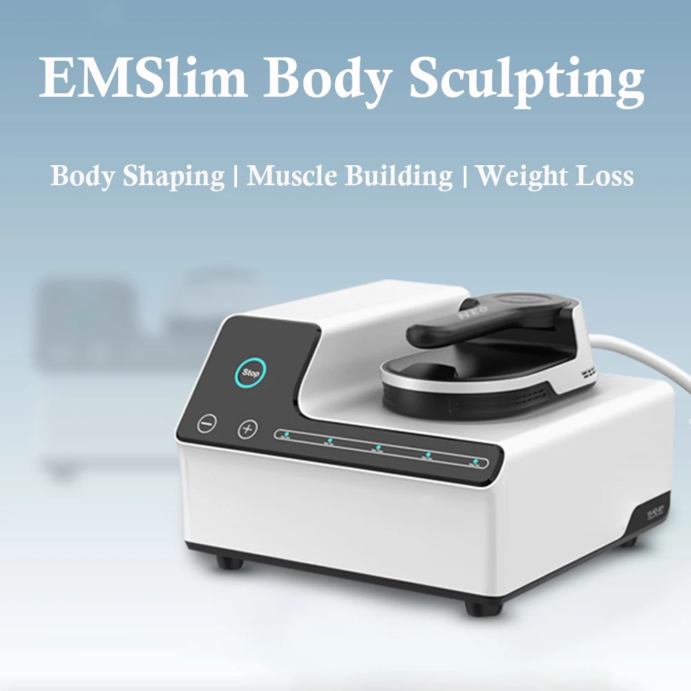 New Version EMSlim EMS Slimming Machine RF Muscle Building Electromagnetic Body Sculpting NEO Shaping Weight Loss Instrument
New Version EMSlim EMS Slimming Machine RF Muscle Building Electromagnetic Body Sculpting NEO Shaping Weight Loss Instrument