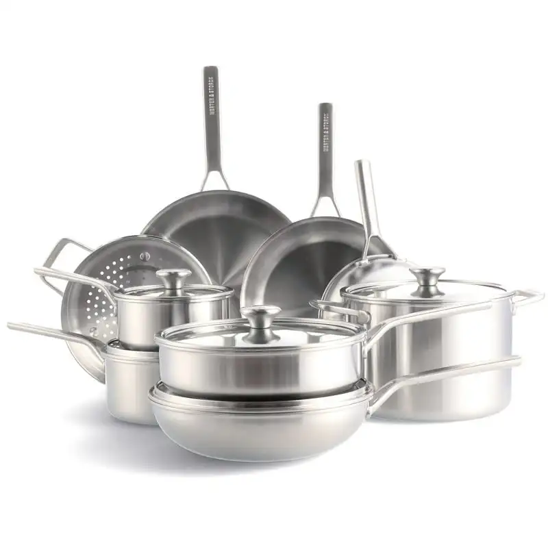 Piece Stainless Steel Cookware Set, Silver, Oven Safe Stainless pots sets for cooking Cosina Kitchen items Cookware Artículos d
Piece Stainless Steel Cookware Set, Silver, Oven Safe Stainless pots sets for cooking Cosina Kitchen items Cookware Artículos d