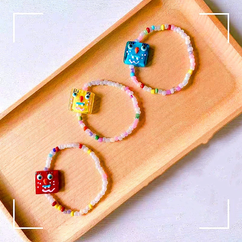 Cute Little Monster Bracelets Cartoon Women Party Y2K Girls Couple Beaded Fashion Elastic Jewelry Strand Gift
Cute Little Monster Bracelets Cartoon Women Party Y2K Girls Couple Beaded Fashion Elastic Jewelry Strand Gift