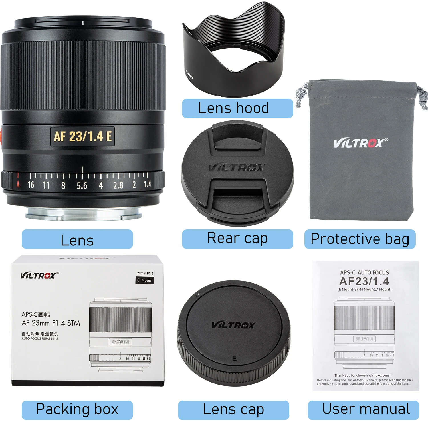 Новый объектив Viltrox 23 мм f1.4 с автофокусом, с большой диафрагмой для Объектива Sony E-mount A6300 A6600 A7RIII A7RIV
Новый объектив Viltrox 23 мм f1.4 с автофокусом, с большой диафрагмой для Объектива Sony E-mount A6300 A6600 A7RIII A7RIV