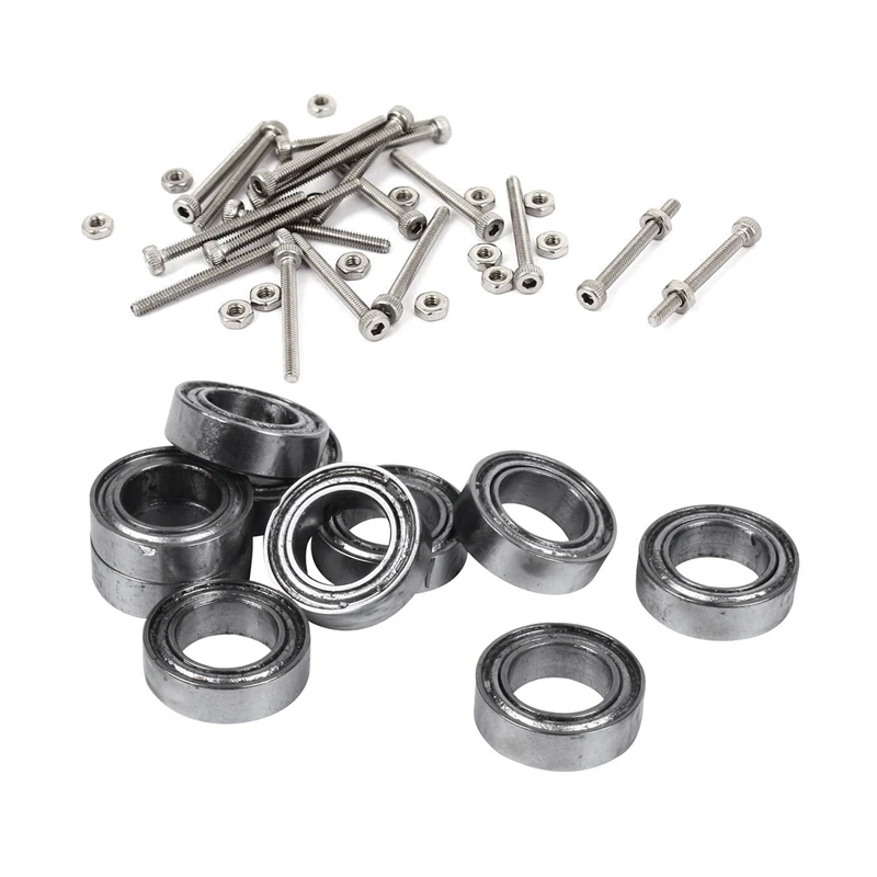 Retail 20 Set M2 X 20Mm Long Hex Socket Knurled Cap Screws Bolts Nuts & 10Pcs Sealed Metal Shielded Metric Radial Ball Bearing
Retail 20 Set M2 X 20Mm Long Hex Socket Knurled Cap Screws Bolts Nuts & 10Pcs Sealed Metal Shielded Metric Radial Ball Bearing