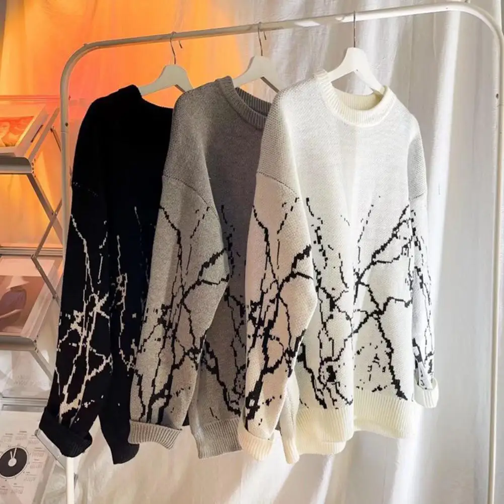 Men Winter Sweater Contrast Colors O Neck Long Sleeves Loose Vintage Splash-ink Pullover Elastic Men Spring Sweater Men Clothing
Men Winter Sweater Contrast Colors O Neck Long Sleeves Loose Vintage Splash-ink Pullover Elastic Men Spring Sweater Men Clothing