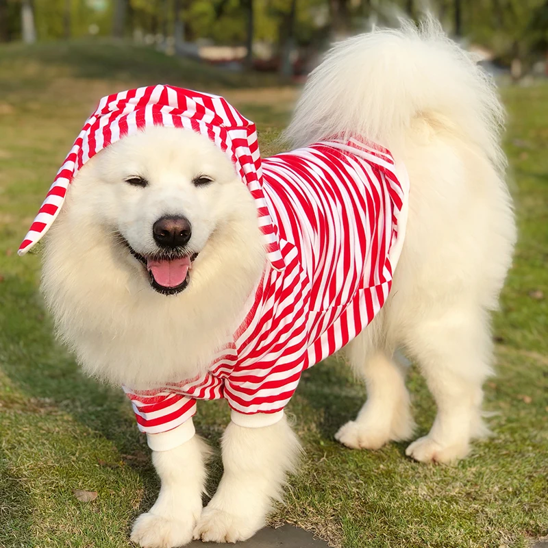 Dog T-shirt Spring Summer Dog Clothes Tee Shirt Samoyed Husky Labrador Golden Retriever Clothing Big Large Pet Costume Outfit
Dog T-shirt Spring Summer Dog Clothes Tee Shirt Samoyed Husky Labrador Golden Retriever Clothing Big Large Pet Costume Outfit