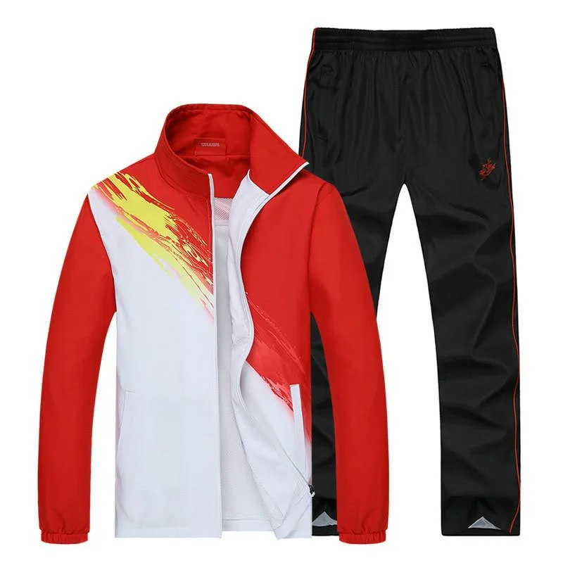 Men's Sets Sportswear Set Training Suit 2 Piece Jacket+Pant Casual Tracksuit Women Streewear Polyester Sweat Suit Jogger Set
Men's Sets Sportswear Set Training Suit 2 Piece Jacket+Pant Casual Tracksuit Women Streewear Polyester Sweat Suit Jogger Set