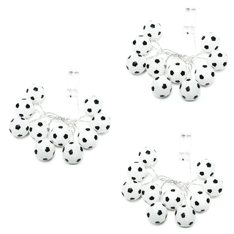 Soccer Balls String Lights 10 LED Football Garland Lights Bedroom Home Wedding Party Christmas Decorative Lights
Soccer Balls String Lights 10 LED Football Garland Lights Bedroom Home Wedding Party Christmas Decorative Lights