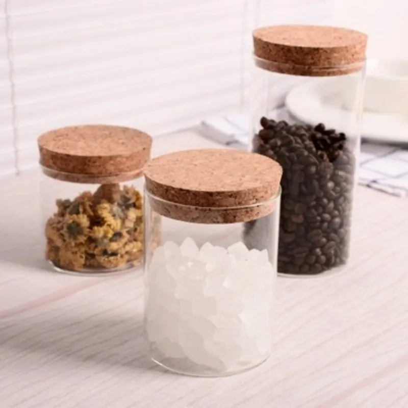 Food Storage Glass Jar Clear Sealed Canister Kitchen Cereal Organizer Airtight Container Snack Dried Fruit Storage with Cork lid
Food Storage Glass Jar Clear Sealed Canister Kitchen Cereal Organizer Airtight Container Snack Dried Fruit Storage with Cork lid