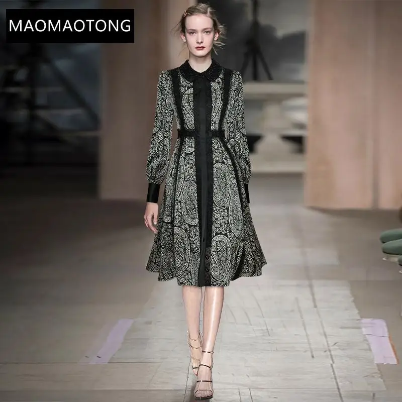 Women's Clothing Women's Clothing Fashion Designer Dress Autumn Women's Dress Long Sleeve Beading Lace Print Vintage Dresses
Women's Clothing Women's Clothing Fashion Designer Dress Autumn Women's Dress Long Sleeve Beading Lace Print Vintage Dresses