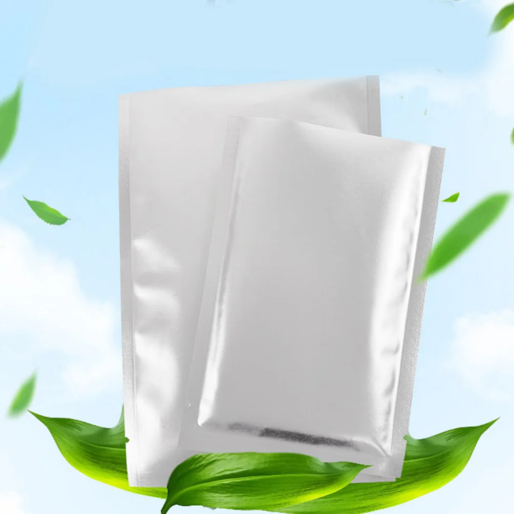 

100 Aluminium Bags Bags Aluminum Foil Packaging Bag Seal Bag Pouches Bags for Coffee Candy Snack Tea