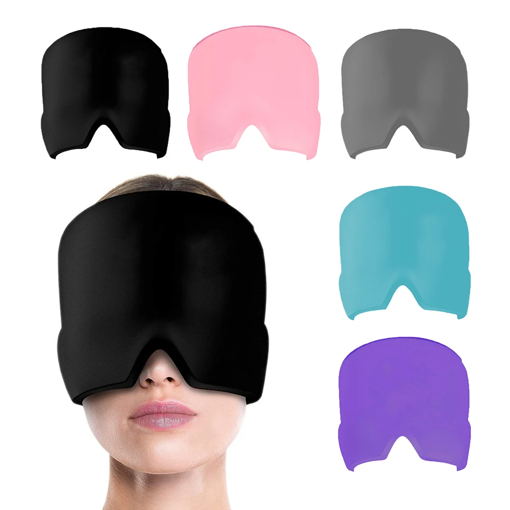 Gel Cold Therapy Headache And Migraine Relief Cap Flexible Ice Compress Insomnia Hat Stress Relax Head Massage Cooling Eye Mask
Gel Cold Therapy Headache And Migraine Relief Cap Flexible Ice Compress Insomnia Hat Stress Relax Head Massage Cooling Eye Mask
