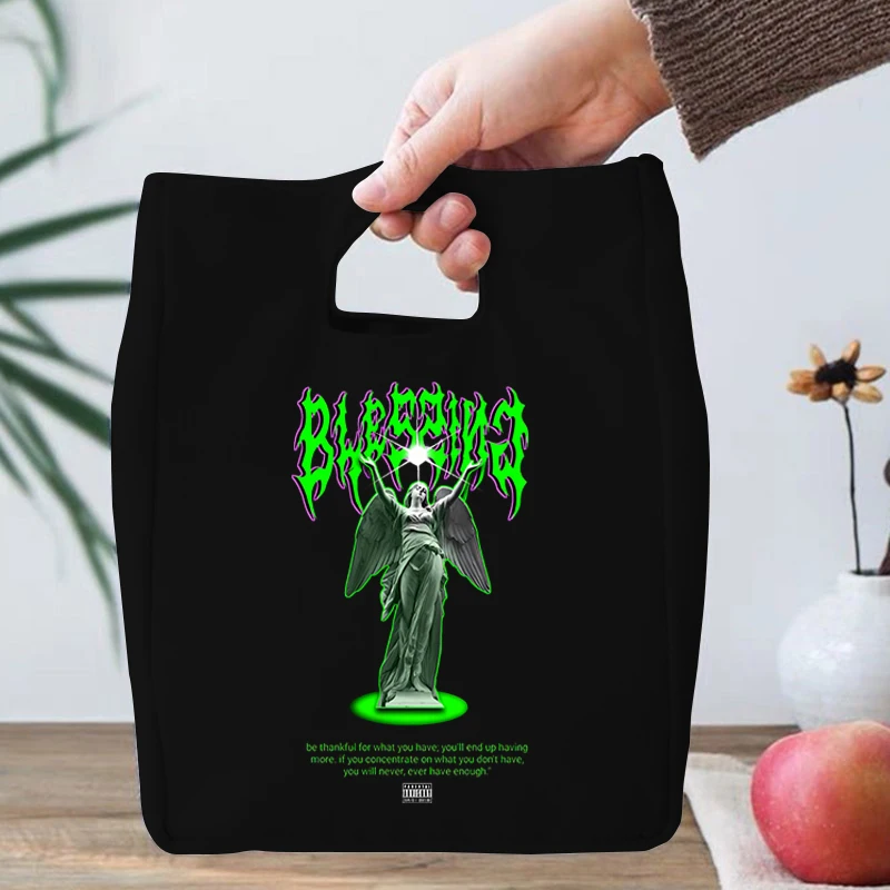 Casual Fashion Gothic Lunch Food Bags Insulated Thermal Fresh Cooler Special Purpose Bags Women Gothic Skull Print Harajuku Bags
Casual Fashion Gothic Lunch Food Bags Insulated Thermal Fresh Cooler Special Purpose Bags Women Gothic Skull Print Harajuku Bags