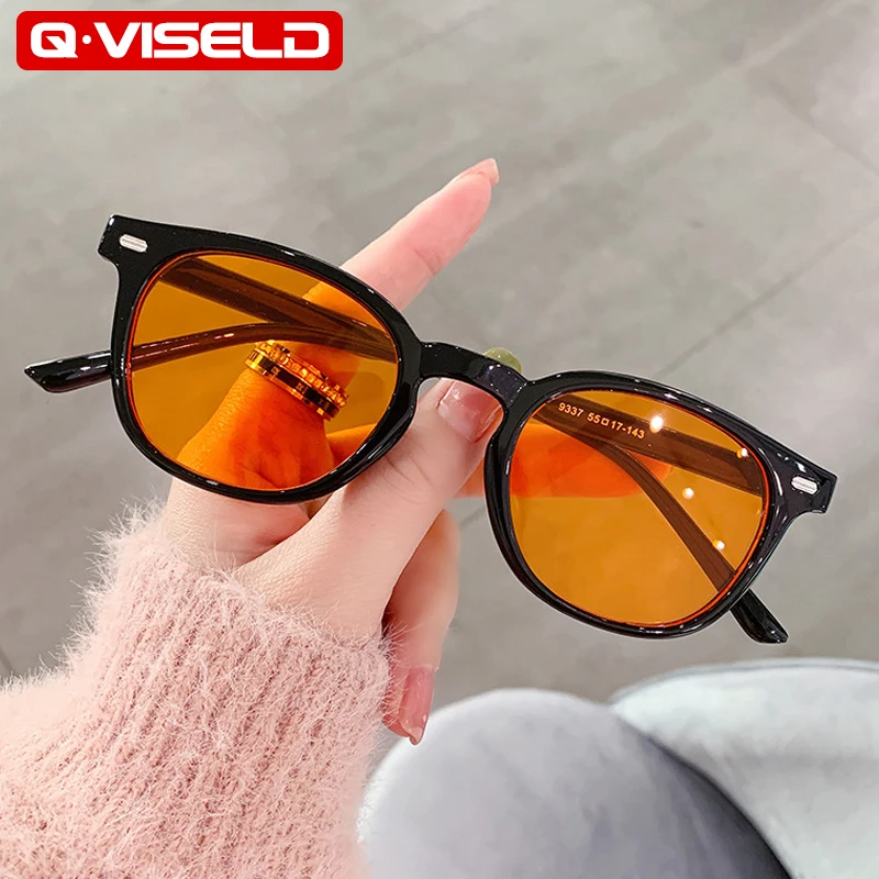 QVISELD Round U400 Anti Blue Light Sunglasses Women / Men 2022 Luxury Brand Designer Sun Glasse Vintage Retro Shades For Women
QVISELD Round U400 Anti Blue Light Sunglasses Women / Men 2022 Luxury Brand Designer Sun Glasse Vintage Retro Shades For Women