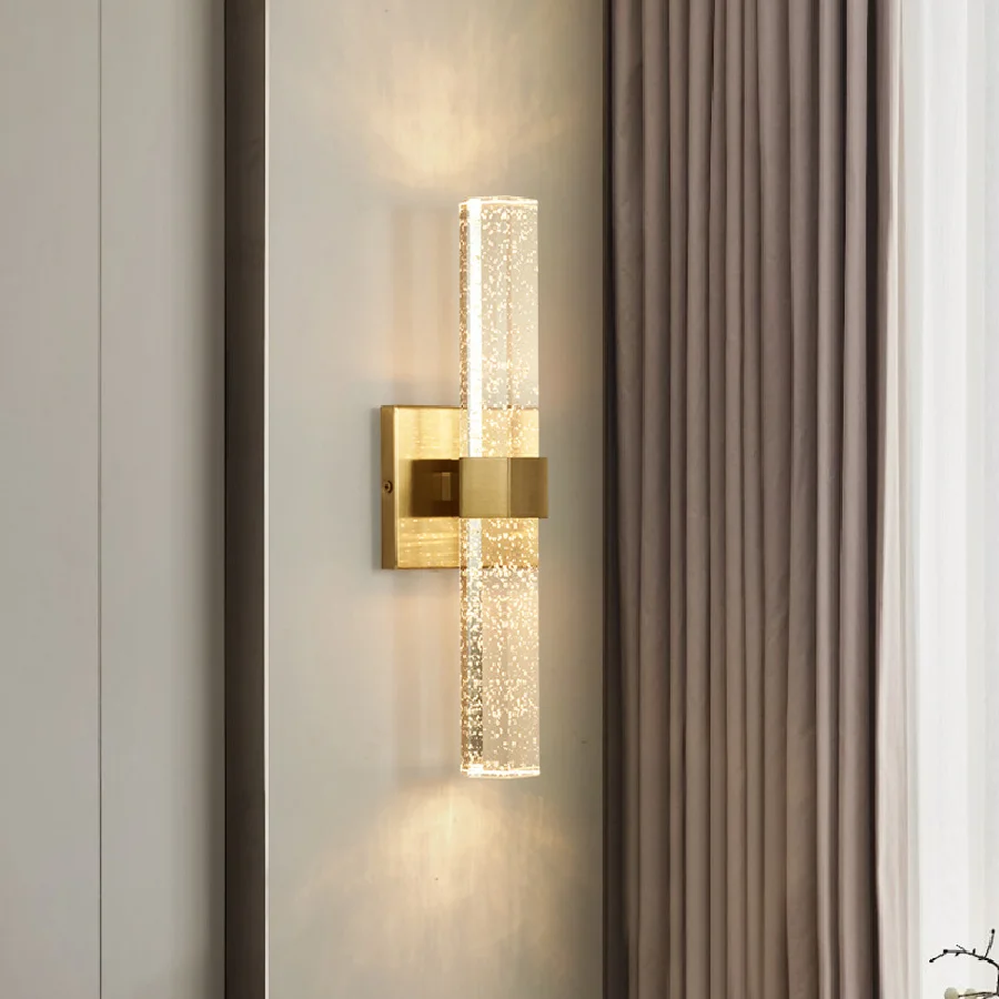 Postmodern Gold Luxury Wall Light Bubble Crystal Sconce Creative Vanity Lamp For Living Room Bedroom Aisle Restroom Stair Light
Postmodern Gold Luxury Wall Light Bubble Crystal Sconce Creative Vanity Lamp For Living Room Bedroom Aisle Restroom Stair Light
