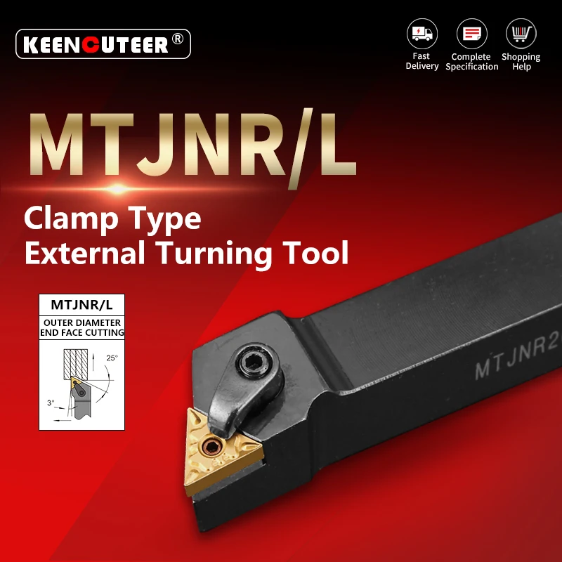 MTJNR1616 MTJNR2020 MTJNR2525 MTJNR3232 Lathe Bar CNC Cutting Tool MTJNR MTJNL External Turning Tool Holder
MTJNR1616 MTJNR2020 MTJNR2525 MTJNR3232 Lathe Bar CNC Cutting Tool MTJNR MTJNL External Turning Tool Holder