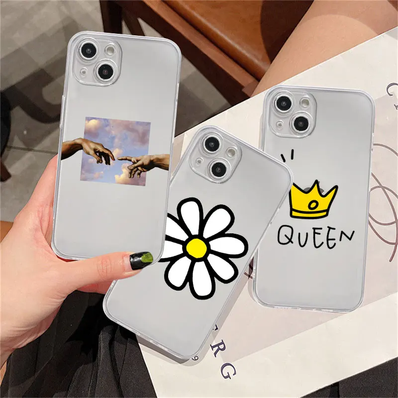 Flowers Heart Clear Case For Apple iPhone 14 11 13 12 Pro 7 8 Plus XR X XS Max 6 6S 14Pro Silicone Phone Cover
Flowers Heart Clear Case For Apple iPhone 14 11 13 12 Pro 7 8 Plus XR X XS Max 6 6S 14Pro Silicone Phone Cover