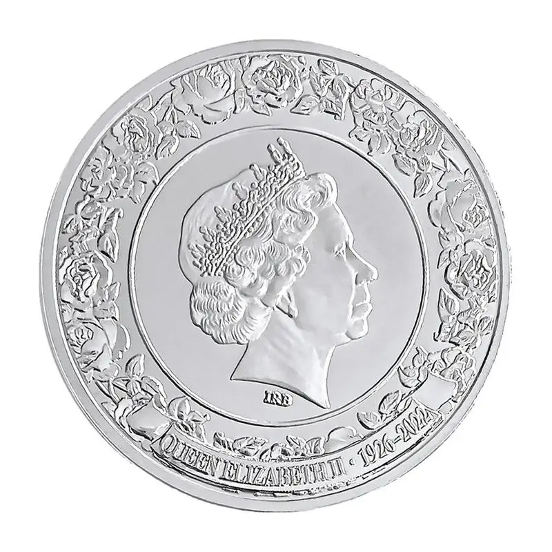 Queen Elizabeth II Commemorative Coin Queen Elizabeth Collectible Souvenirs Plated Round Uncirculated Collector Coins
Queen Elizabeth II Commemorative Coin Queen Elizabeth Collectible Souvenirs Plated Round Uncirculated Collector Coins